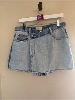 1. Universal Thread Light Blue Denim Mini Skort